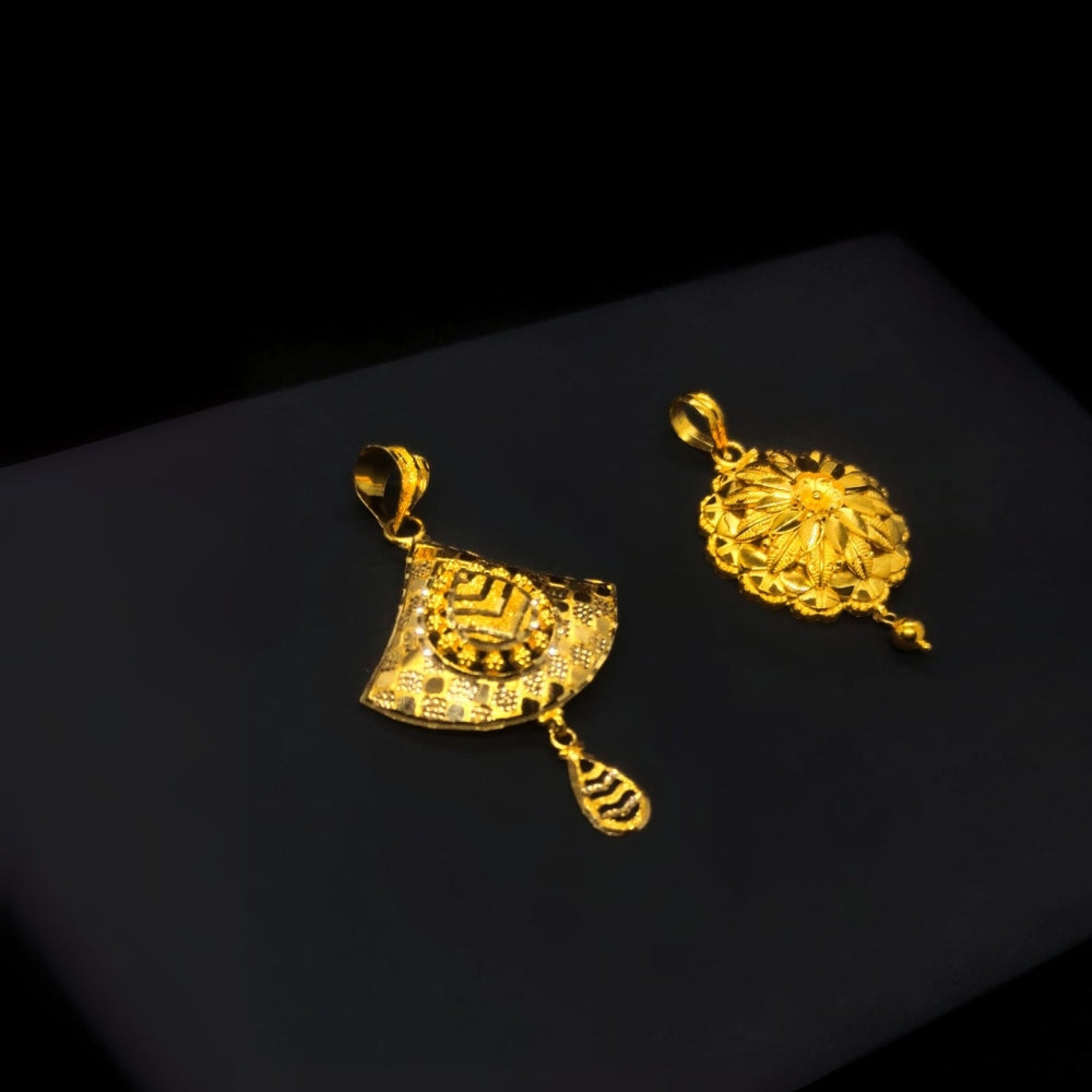 22K Gold Designer Pendants