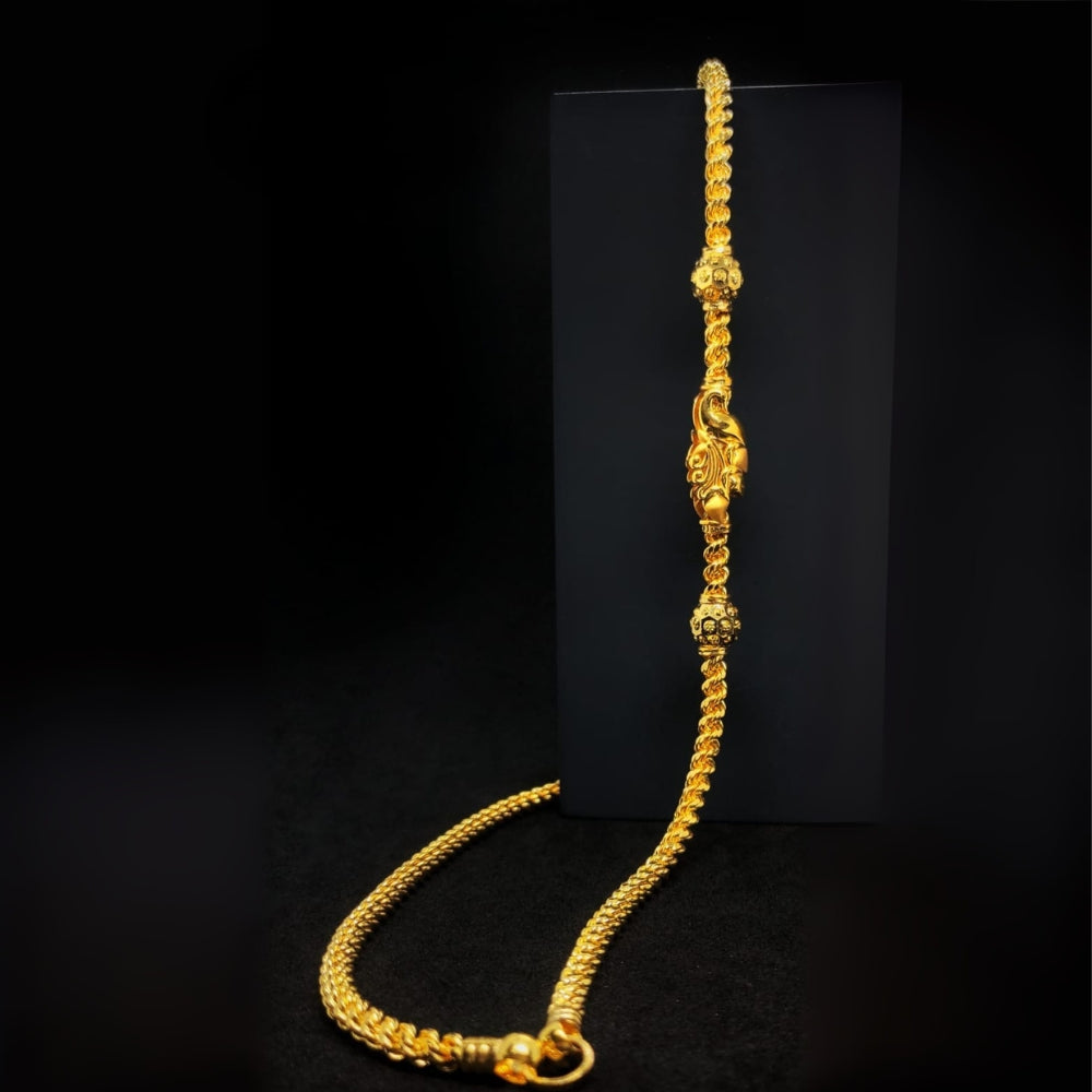 22K Gold Elephant Chain
