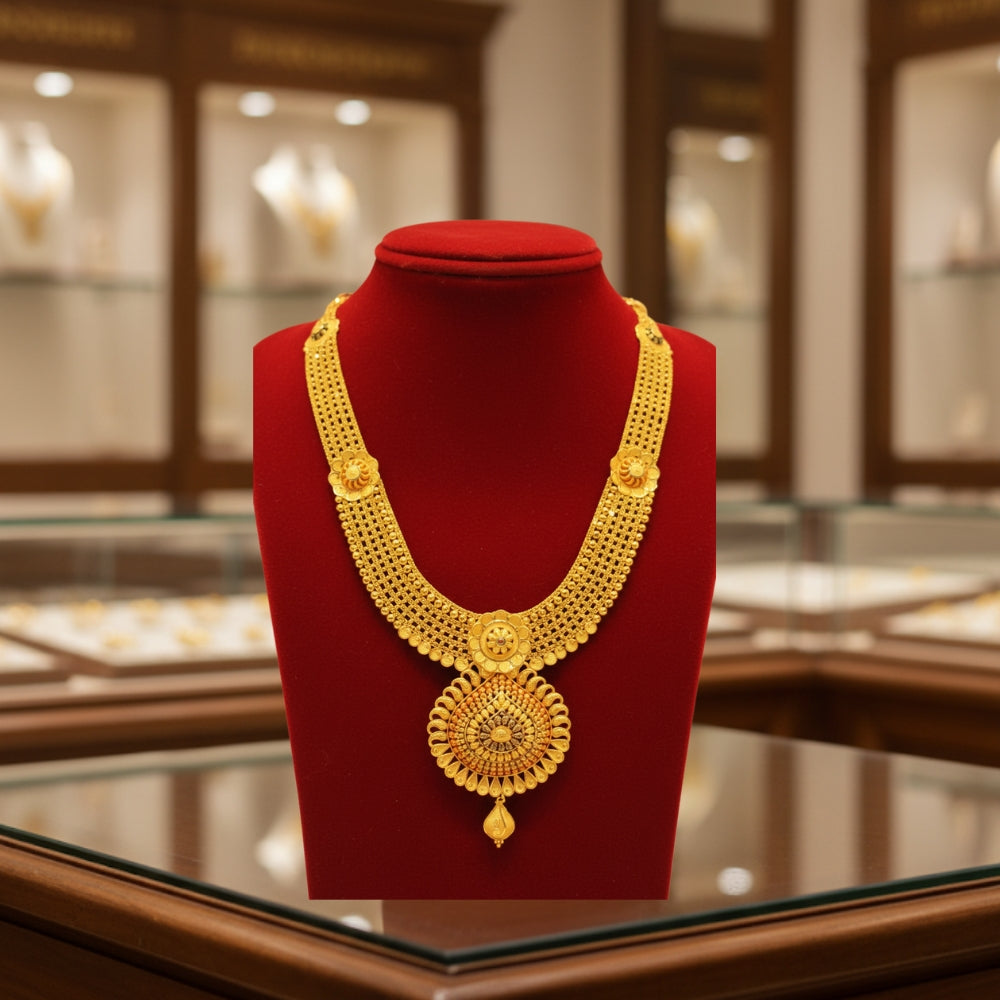 Designer Layered Beaded Haram