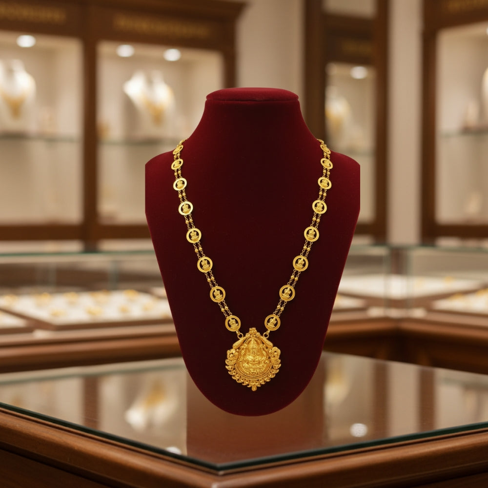 Lightweight Lakshmi Kasu Mala