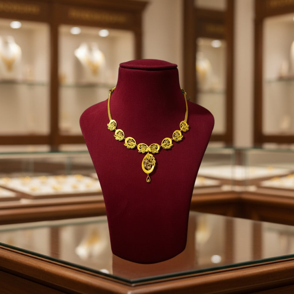 Royal Elegance 22K Gold Necklace