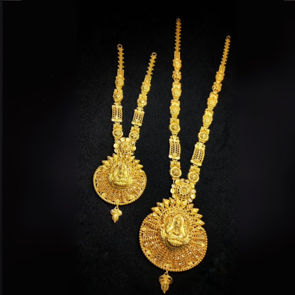 Twin Lakshmi 22K Gold Temple Haram